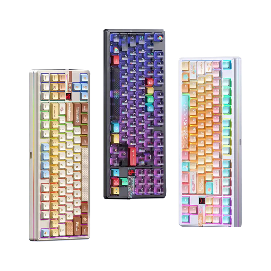 Gaming Keyboard No Rgb - AULA F87 Pro V2 Wireless Mechanical