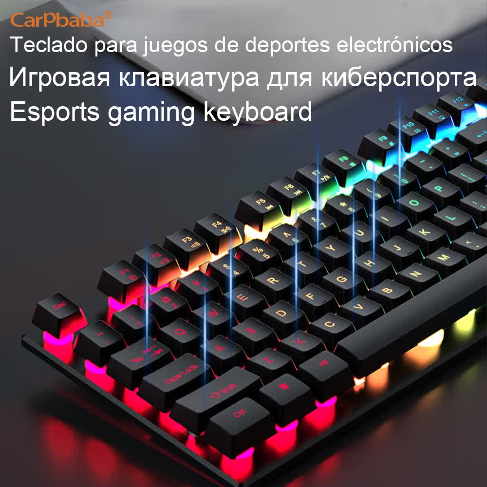 Gaming Keyboard And Mouse For Xbox - Carpbaba GX305A Keyboards Retro Round Punk