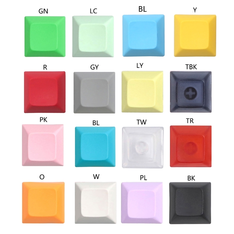 Gaming Keyboard Ergo - DSA 1U Keycap Set PBT Blank