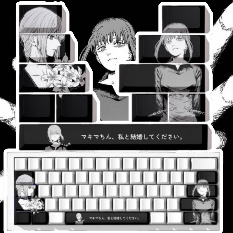 Chainsaw Man Makima Theme Anim - Gaming Keyboard Ergo recension och pris