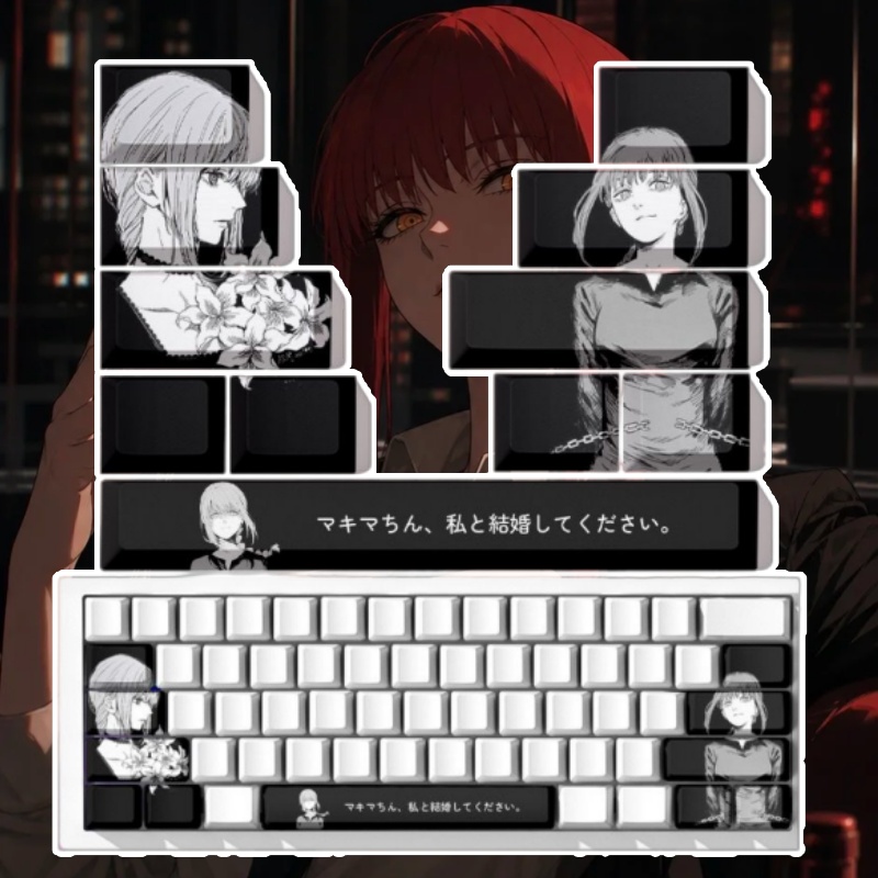 Chainsaw Man Makima Theme Anim - Gaming Keyboard Ergo recension och pris