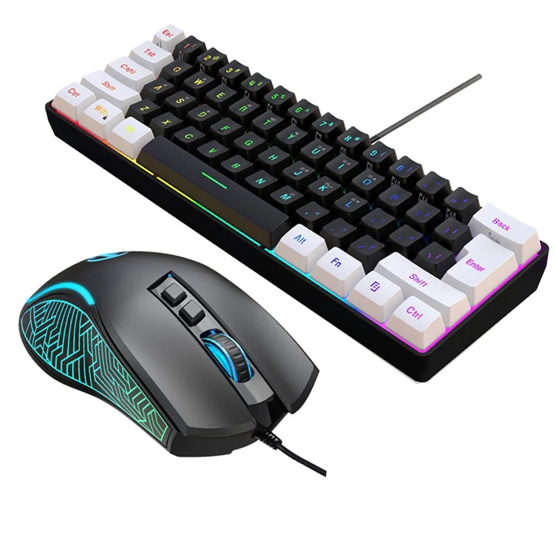Keyboard and Mouse 60% Compute - Gaming Keyboard Mouse Set recension och pris