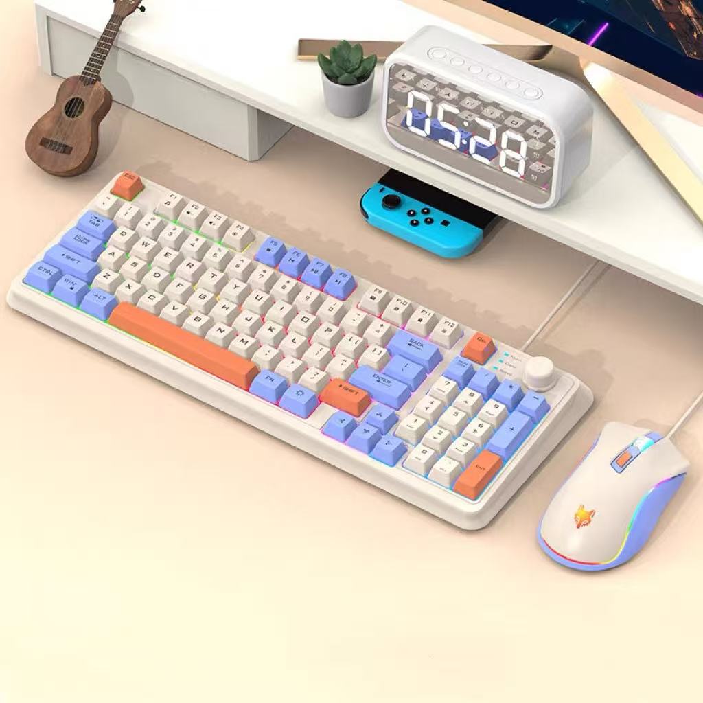 K820 USB Wired Gaming Keyboard - Gaming Keyboard Mouse Set recension och pris