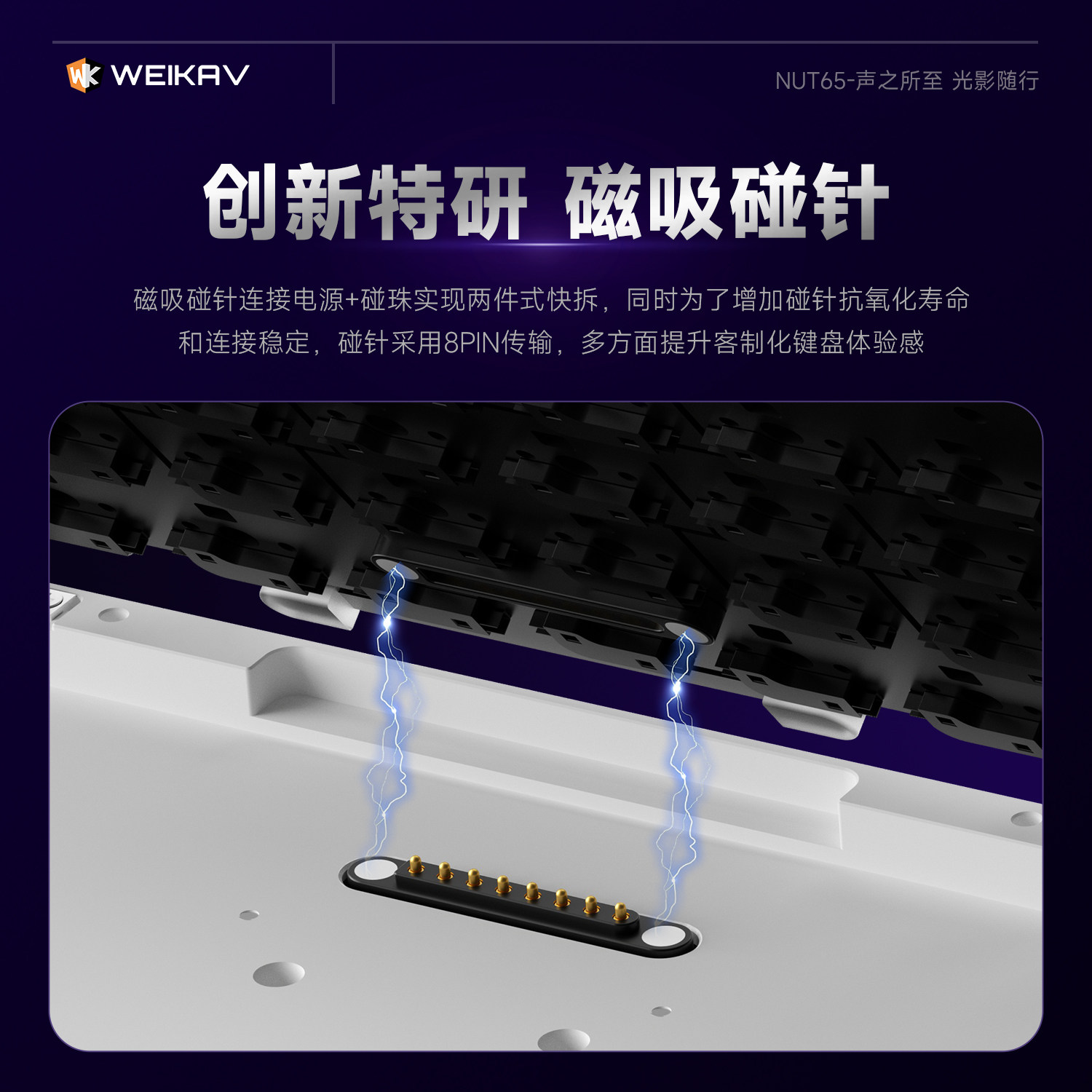 New Weikav Nut65 Aluminum Mech - Gaming Keyboard Ergo recension och pris