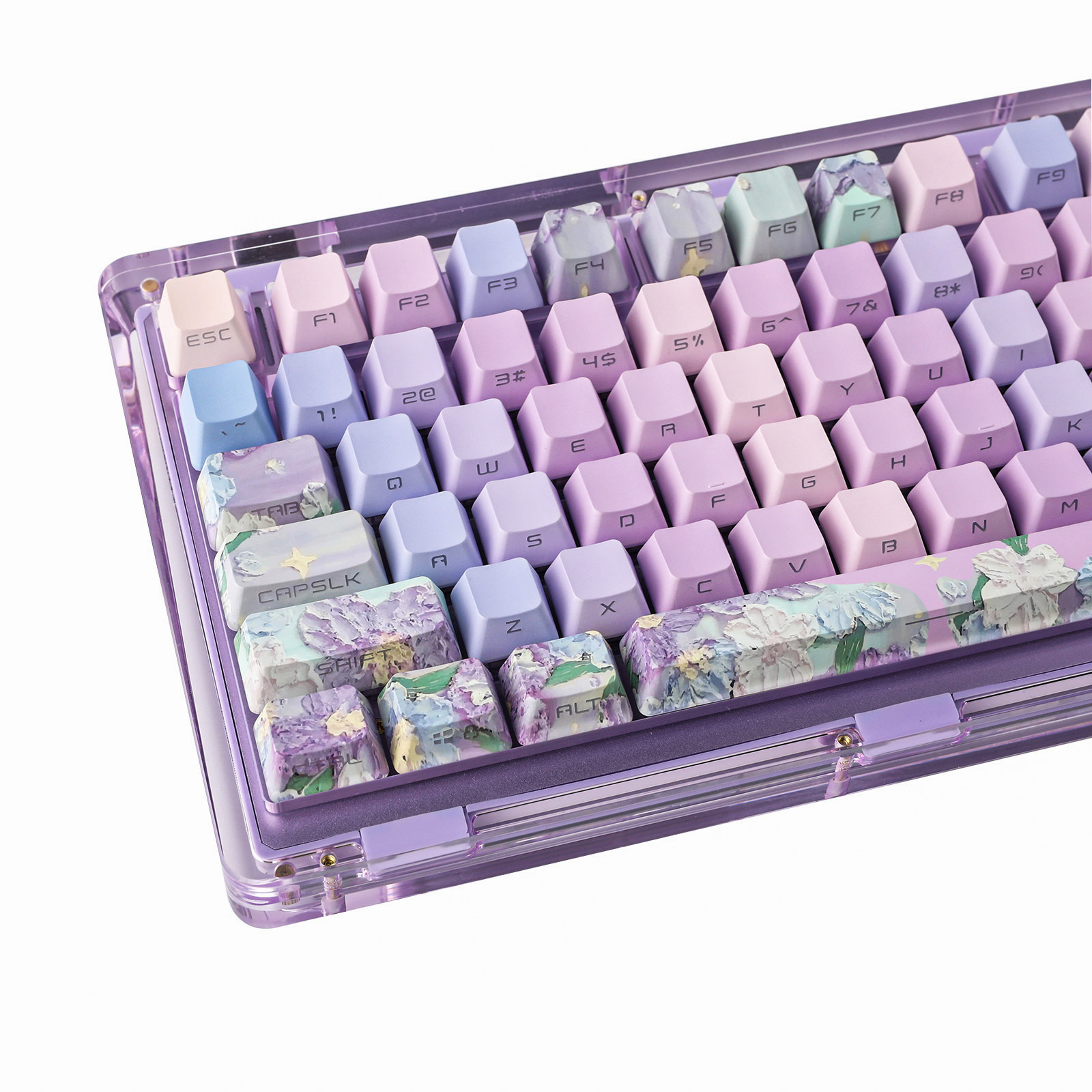 KiiBOOM Violet Keycaps Set 133 - Gaming Keyboard Ergo recension och pris