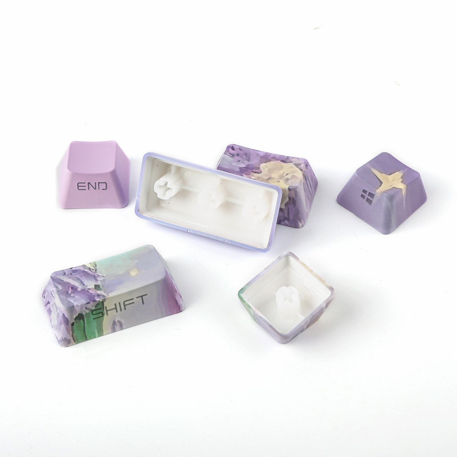 KiiBOOM Violet Keycaps Set 133 - Gaming Keyboard Ergo recension och pris