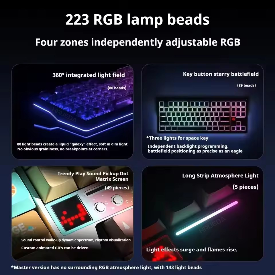 AULA F87 Pro V2 Wireless Mecha - Gaming Keyboard No Rgb recension och pris