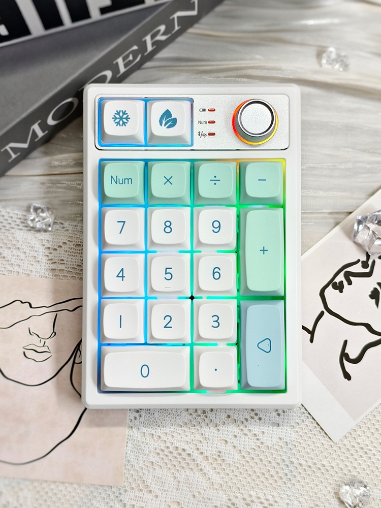 Tri Modes Bluetooth KEYCOOL Pr - Gaming Keyboard No Number Pad recension och pris