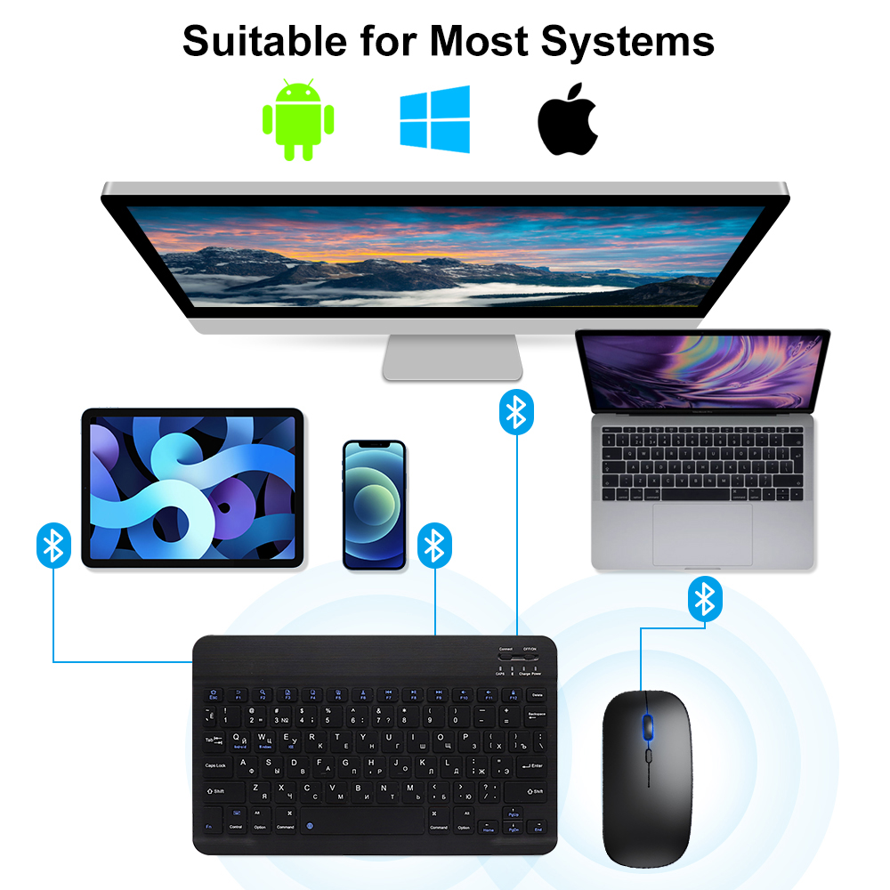 Bluetooth Keyboard and Mouse F - Gaming Keyboard And Mouse For Xbox recension och pris