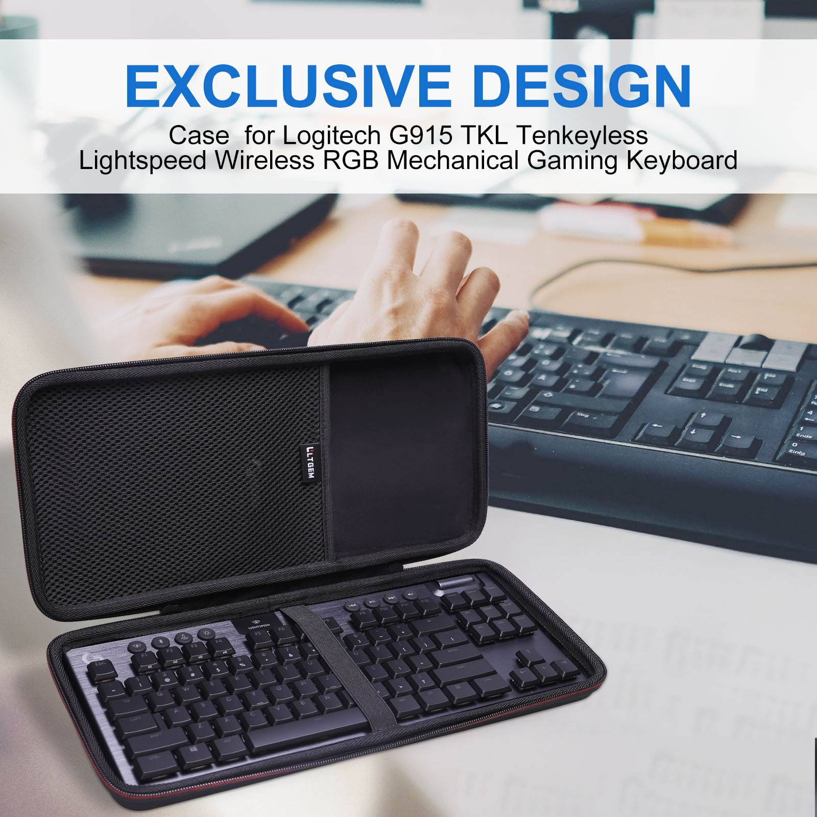 Case for Logitech G913 TKL - G - Gaming Keyboard Ergo recension och pris