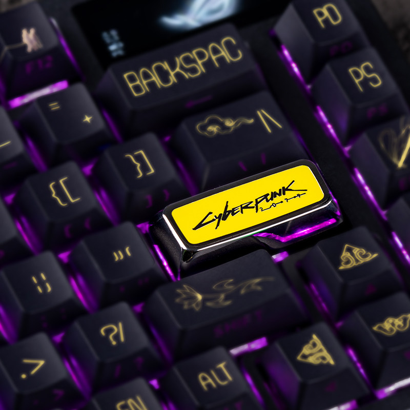 Anime Keycaps Cyberpunk 2077 T - Gaming Keyboard Ergo recension och pris