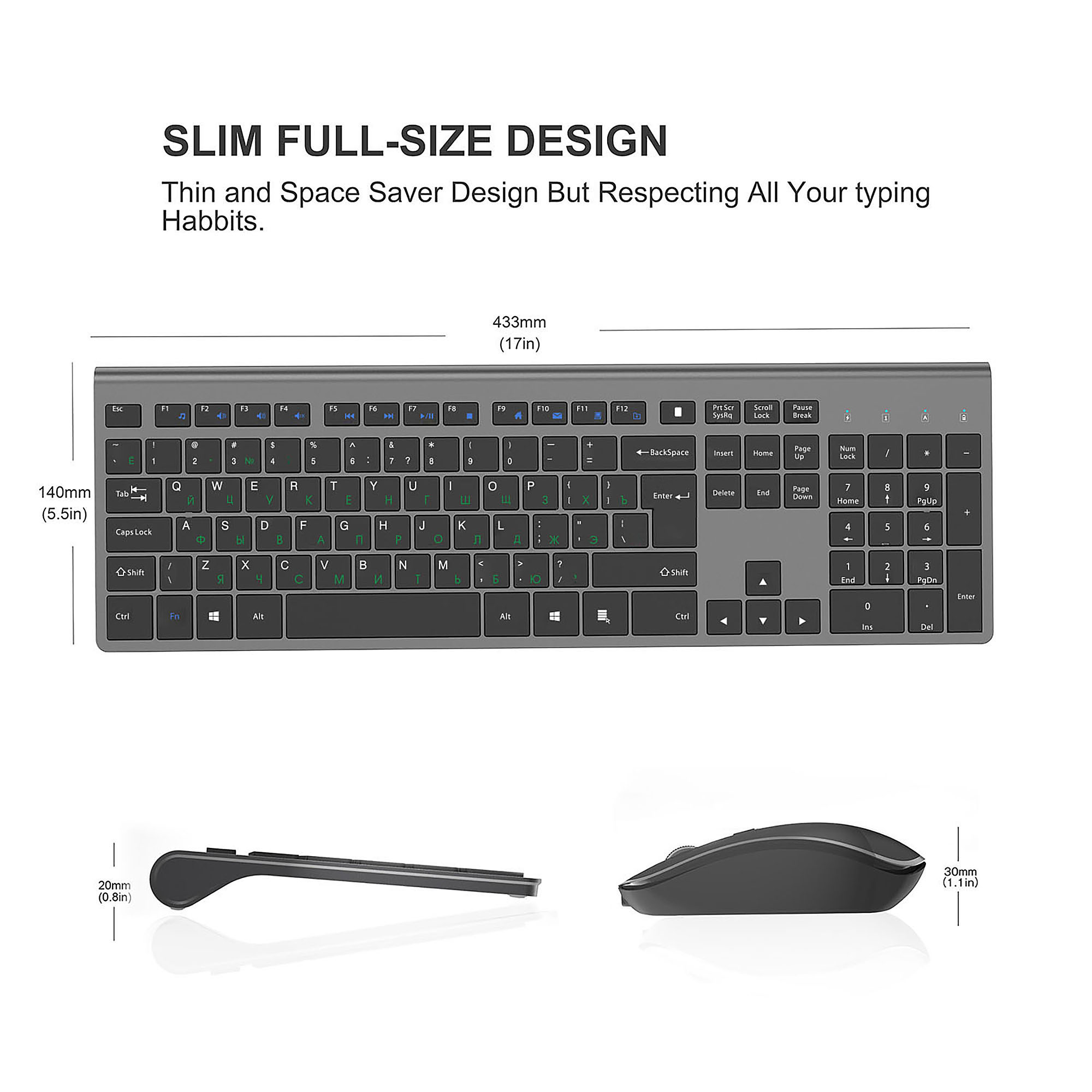 2.4G Rechargeable Wireless Key - Gaming Keyboard And Mouse Wireless recension och pris