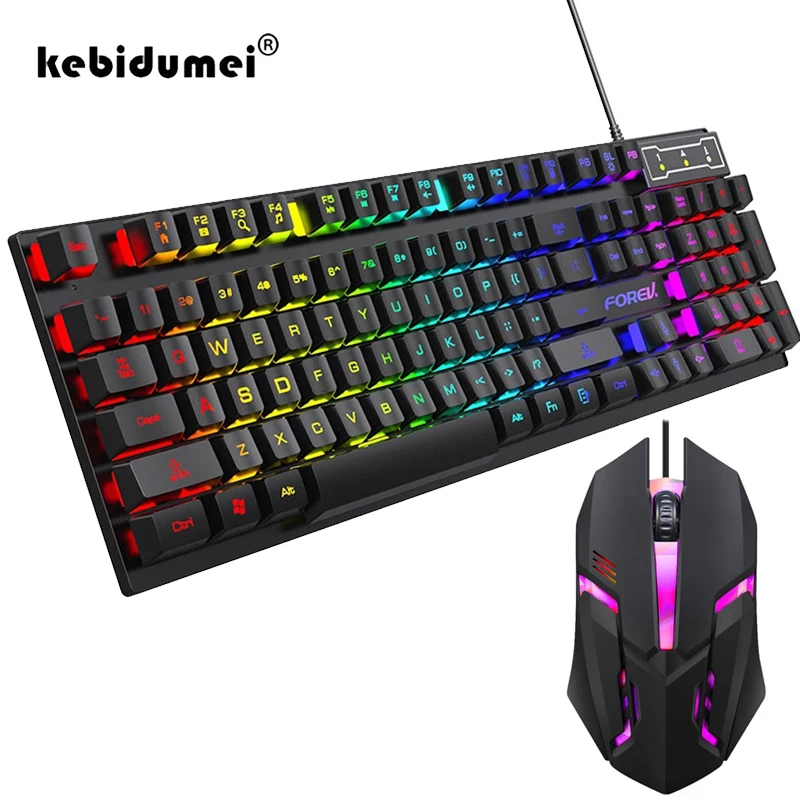 104 Key Backlit Mechanical Key - Gaming Keyboard And Mouse For Xbox recension och pris