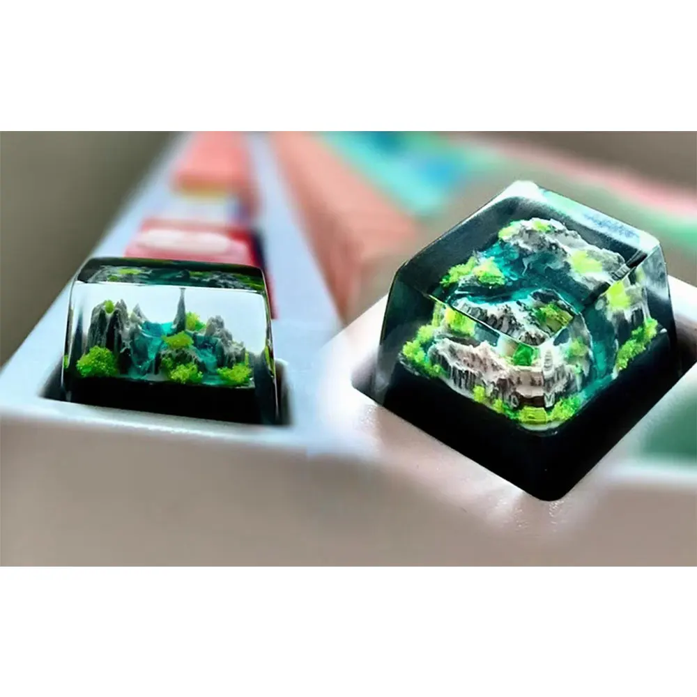 Mountain And Sea Artisan Resin - Gaming Keyboard No Rgb recension och pris