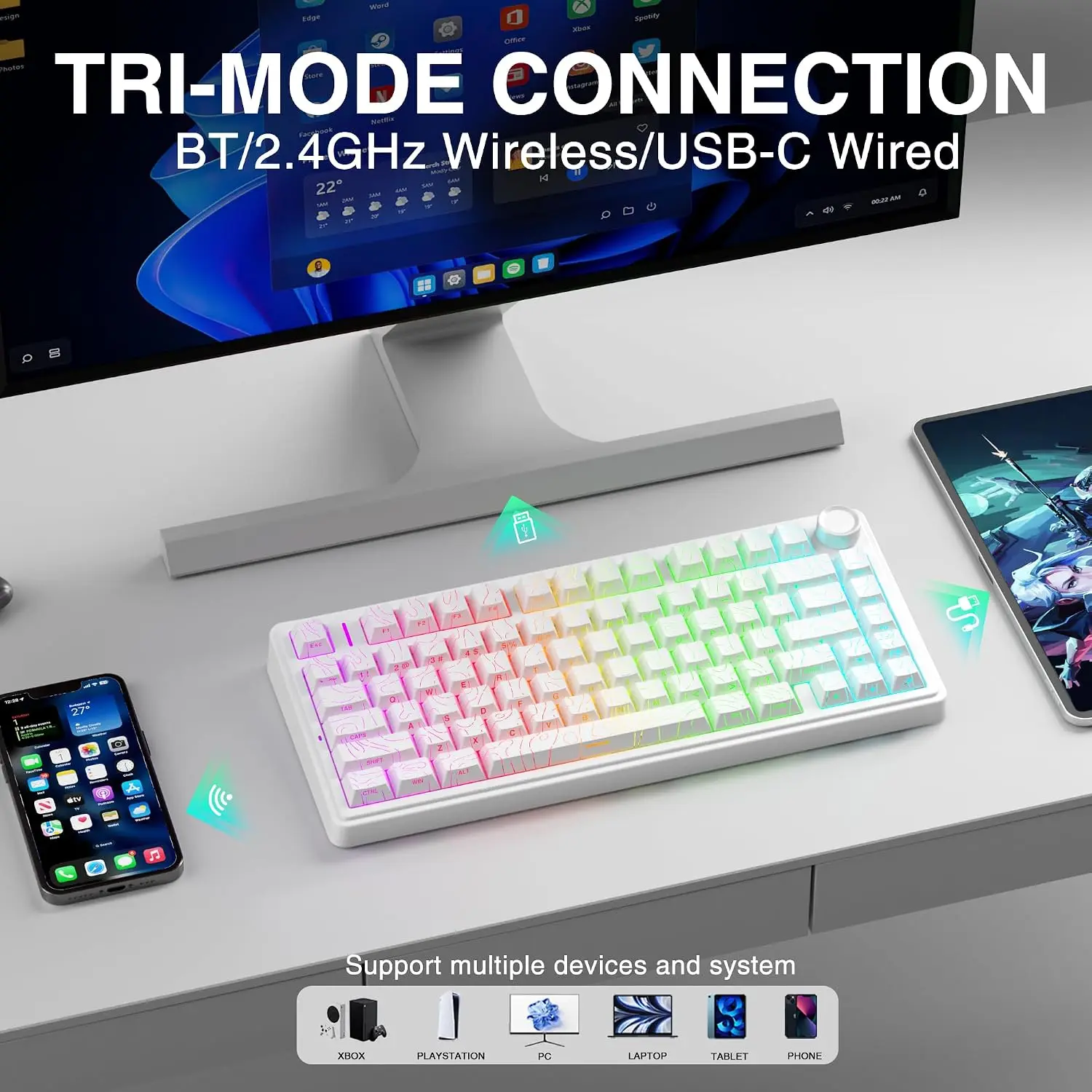 AULA F75 HE Magnetic Keyboard  - Gaming Keyboard Hall Effect Switches recension och pris