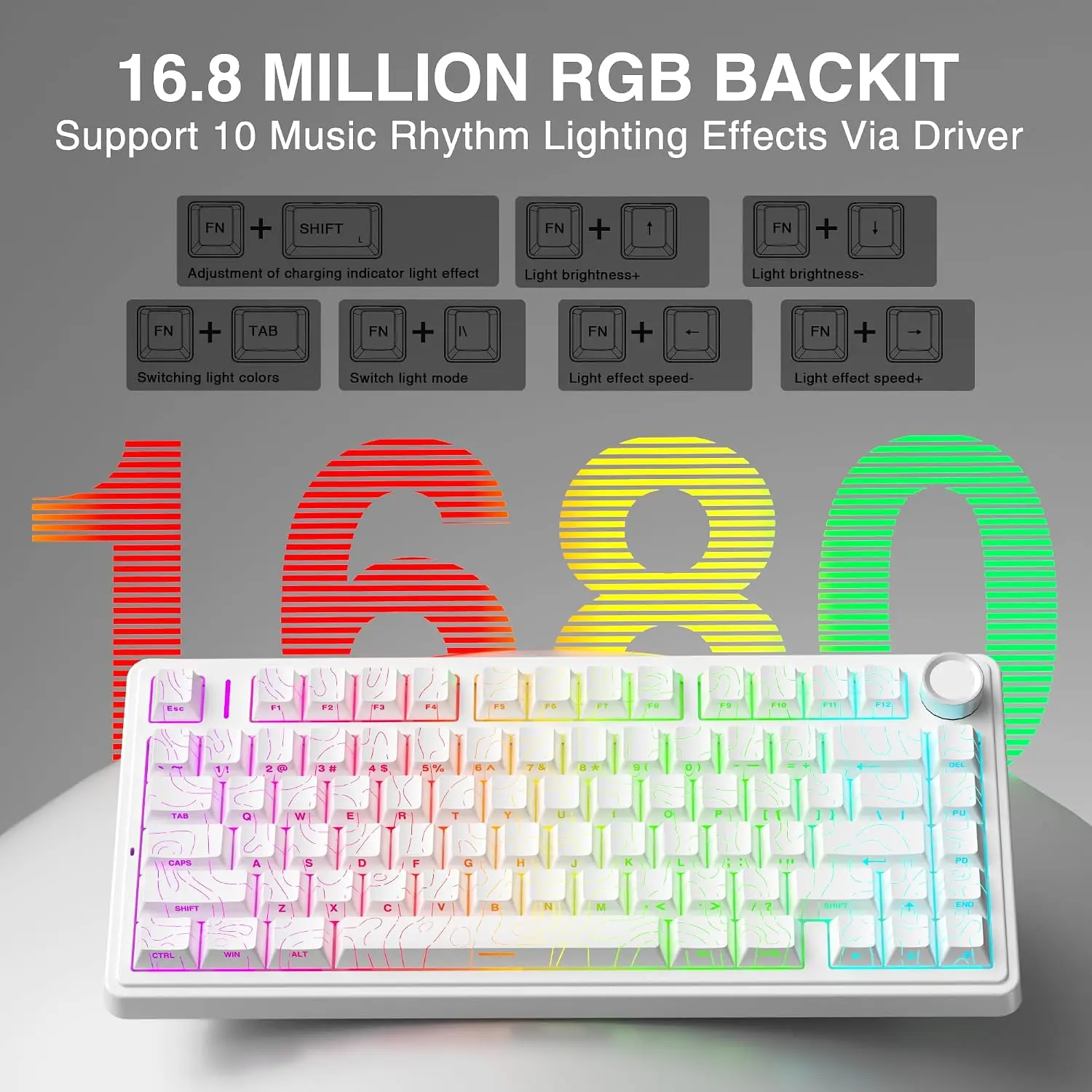 AULA F75 HE Magnetic Keyboard  - Gaming Keyboard Hall Effect Switches recension och pris