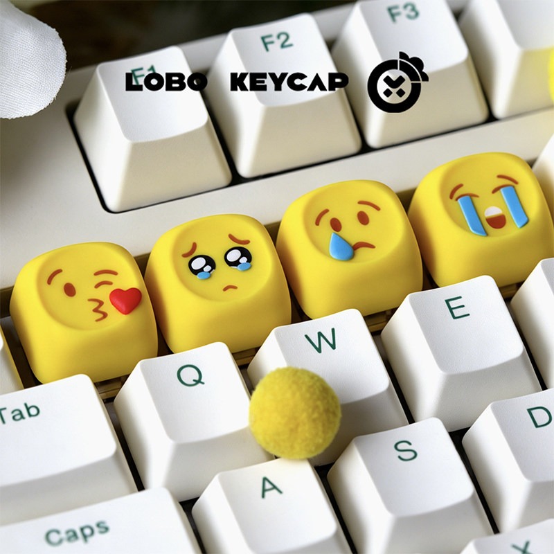 HCY NEW Emoji Series Custom Ke - Gaming Keyboard Emoji recension och pris