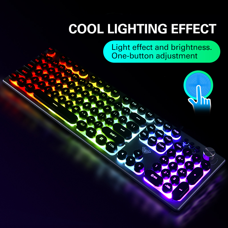 AULA Wired Gaming Keyboard and - Gaming Keyboard Mouse Set recension och pris