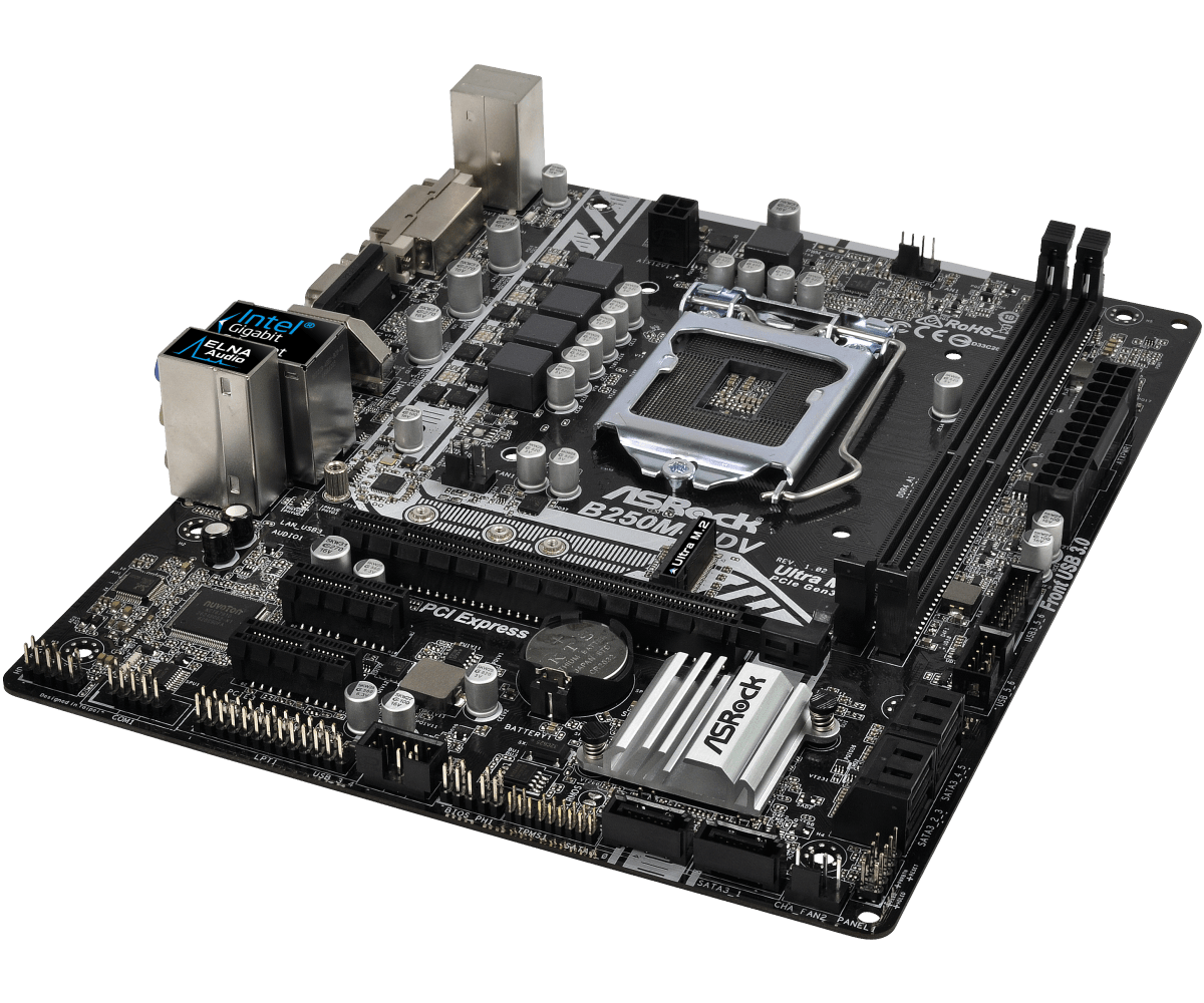 ASRock B250M-HDV Motherboard L - Intel Cpu Core I5 recension och pris