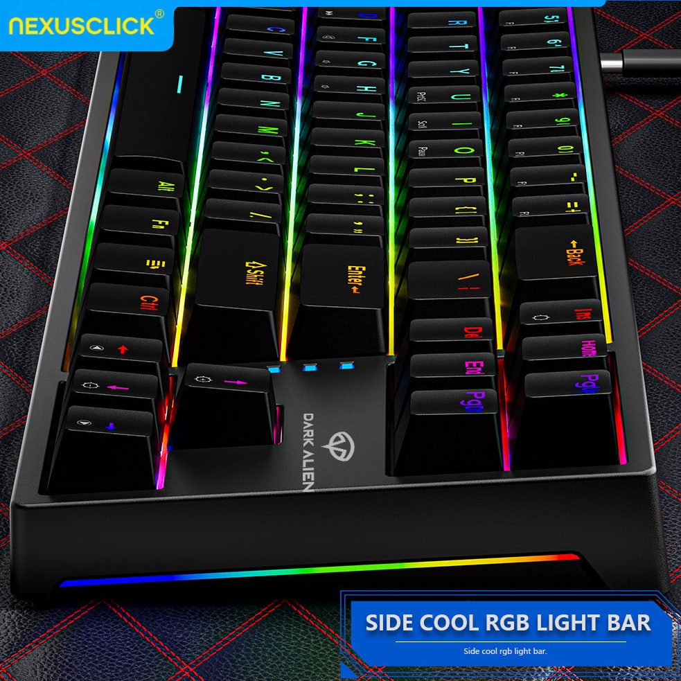 NexusClick K710 Compact Mechan - Keyboard Gaming Blue Switch recension och pris